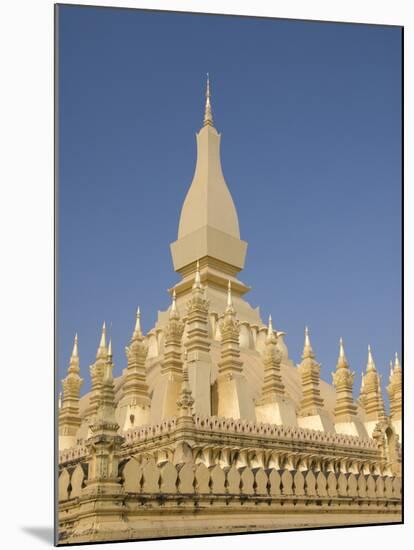 Pha That Luang, Vientiane, Laos, Indochina, Southeast Asia, Asia-Richard Maschmeyer-Mounted Photographic Print