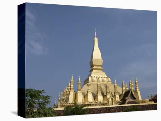 Pha That Luang, Vientiane, Laos, Indochina, Southeast Asia, Asia-Richard Maschmeyer-Stretched Canvas