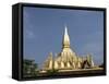 Pha That Luang, Vientiane, Laos, Indochina, Southeast Asia, Asia-Richard Maschmeyer-Framed Stretched Canvas