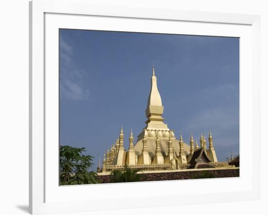 Pha That Luang, Vientiane, Laos, Indochina, Southeast Asia, Asia-Richard Maschmeyer-Framed Photographic Print