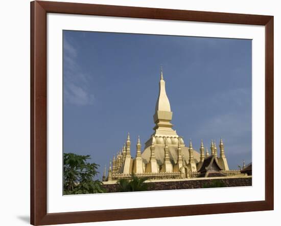 Pha That Luang, Vientiane, Laos, Indochina, Southeast Asia, Asia-Richard Maschmeyer-Framed Photographic Print