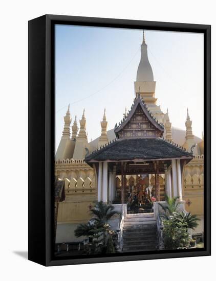 Pha That Luang, Vientiane, Laos-Don Bolton-Framed Stretched Canvas
