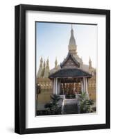 Pha That Luang, Vientiane, Laos-Don Bolton-Framed Photographic Print