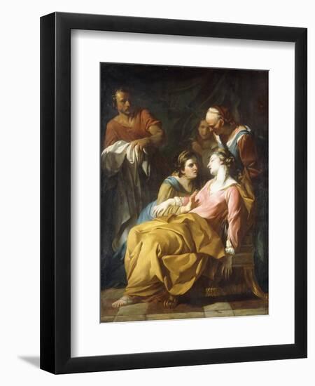 Phaedra Receiving the News of Hippolytus's Death-Noel Halle-Framed Giclee Print