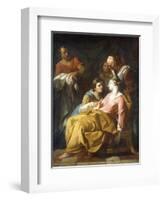 Phaedra Receiving the News of Hippolytus's Death-Noel Halle-Framed Giclee Print