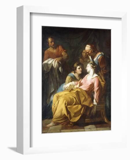 Phaedra Receiving the News of Hippolytus's Death-Noel Halle-Framed Giclee Print