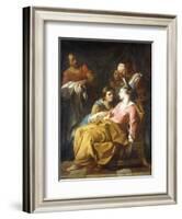 Phaedra Receiving the News of Hippolytus's Death-Noel Halle-Framed Giclee Print