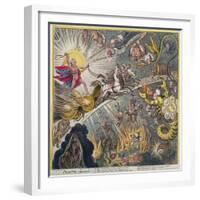 Phaeton Alarm'D, Published by Hannah Humphrey in 1808-James Gillray-Framed Giclee Print