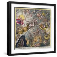 Phaeton Alarm'D, Published by Hannah Humphrey in 1808-James Gillray-Framed Giclee Print