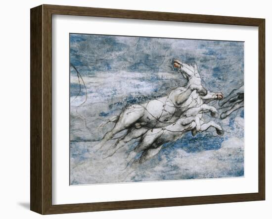 Phaeton on Sun Chariot-Girolamo Romanino-Framed Giclee Print