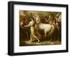 Phaëton sollicitant d'Apollon la conduite du Soleil-Benjamin West-Framed Giclee Print