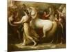 Phaëton sollicitant d'Apollon la conduite du Soleil-Benjamin West-Mounted Giclee Print