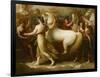 Phaëton sollicitant d'Apollon la conduite du Soleil-Benjamin West-Framed Giclee Print