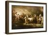 Phaëton sollicitant d'Apollon la conduite du Soleil-Benjamin West-Framed Giclee Print