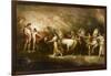 Phaëton sollicitant d'Apollon la conduite du Soleil-Benjamin West-Framed Giclee Print