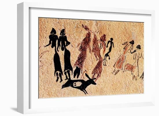 Phallic Dance, from La Roca Dels Moros, El Cogul, Les Garrigues-null-Framed Giclee Print