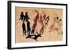 Phallic Dance, from La Roca Dels Moros, El Cogul, Les Garrigues-null-Framed Giclee Print