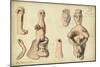 Phallic Emblems from Tel Jagur, Mr Shapira's Collection, 1872-Claude Conder-Mounted Giclee Print