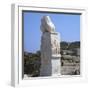 Phallic pillar in a sanctuary of Apollo, 4th century BC-Unknown-Framed Photographic Print