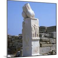 Phallic pillar in a sanctuary of Apollo, 4th century BC-Unknown-Mounted Photographic Print