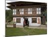 Phallus Symbols on House to Ward off Evil Spirits, Bumthang Valley, Bhutan-Angelo Cavalli-Mounted Photographic Print