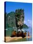 Phangnga Bay, James Bond Island, Phuket, Thailand-Steve Vidler-Stretched Canvas