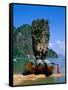 Phangnga Bay, James Bond Island, Phuket, Thailand-Steve Vidler-Framed Stretched Canvas