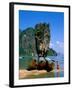 Phangnga Bay, James Bond Island, Phuket, Thailand-Steve Vidler-Framed Photographic Print