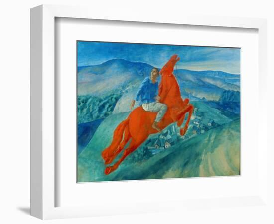 Phantasy (Equestrian), 1925-Kosjma Ssergej Petroff-Wodkin-Framed Giclee Print