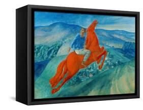 Phantasy (Equestrian), 1925-Kosjma Ssergej Petroff-Wodkin-Framed Stretched Canvas