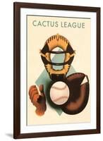 Phantom Cactus League Catcher, Arizona-null-Framed Art Print