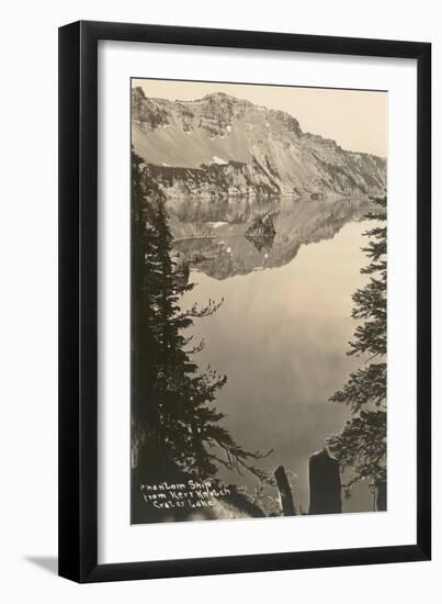 Phantom Lake, Crater Lake, Oregon-null-Framed Art Print