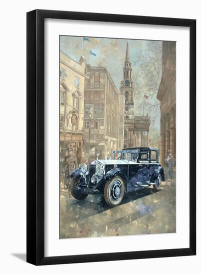 Phantom Near Trafalgar Square-Peter Miller-Framed Premium Giclee Print