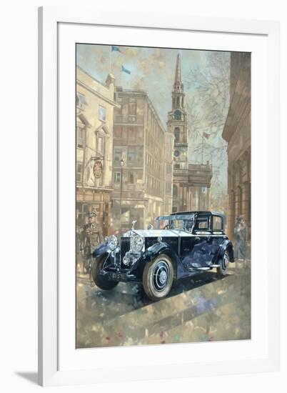 Phantom Near Trafalgar Square-Peter Miller-Framed Giclee Print