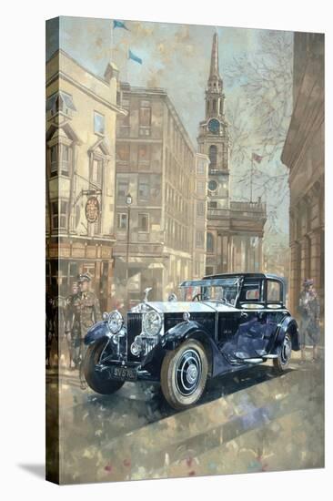 Phantom Near Trafalgar Square-Peter Miller-Stretched Canvas