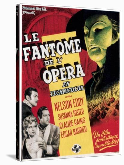 Phantom of the Opera, (aka Le Fantome De L'Opera), 1943-null-Stretched Canvas