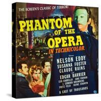 Phantom of the Opera, Nelson Eddy, Susanna Foster, Claude Rains, 1943-null-Stretched Canvas