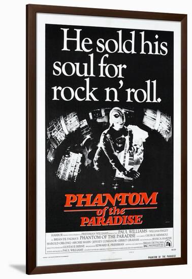 Phantom of the Paradise-null-Framed Art Print