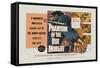 Phantom of the Rue Morgue, UK Movie Poster, 1954-null-Framed Stretched Canvas