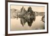 Phantom Ship, Crater Lake, Oregon-null-Framed Premium Giclee Print