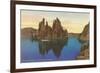 Phantom Ship, Crater Lake, Oregon-null-Framed Premium Giclee Print