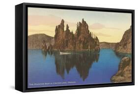 Phantom Ship, Crater Lake, Oregon-null-Framed Stretched Canvas