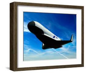 Phantom Works Spaceplane-null-Framed Art Print