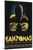 Phantoms "Fantomas"-null-Mounted Art Print