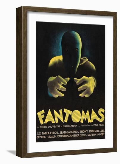 Phantoms "Fantomas"-null-Framed Art Print