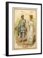 Phaon and Sappho, from Giovanni Pacini's Opera Saffo-null-Framed Giclee Print