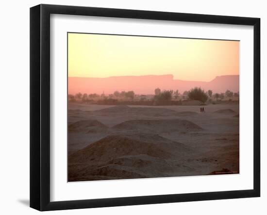 Pharaoh Akhenaten, Tel el Amarna, Amarna, Egypt-Kenneth Garrett-Framed Photographic Print