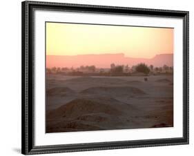 Pharaoh Akhenaten, Tel el Amarna, Amarna, Egypt-Kenneth Garrett-Framed Photographic Print