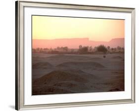 Pharaoh Akhenaten, Tel el Amarna, Amarna, Egypt-Kenneth Garrett-Framed Photographic Print