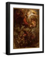 Pharaoh and His Host Lost in the Red Sea, 1792 and after 1800 (Oil on Canvas)-Benjamin West-Framed Giclee Print